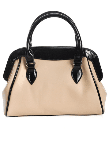 Banned Tasche Back To Business crème-schwarz