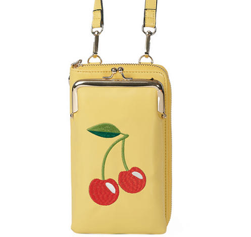 Banned Crossbody-Tasche Cherry Pie gelb