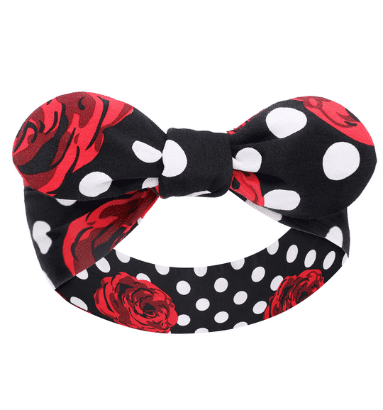 Dolly and Dotty Haarband Dots and Roses