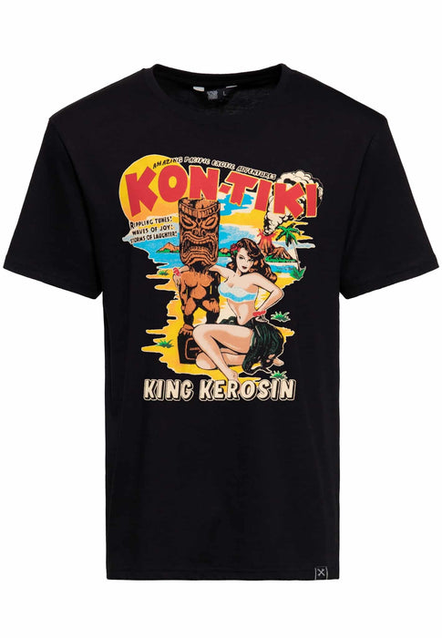 King Kerosin T-Shirt Kon-Tiki schwarz