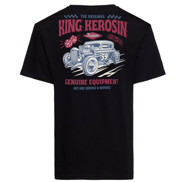King Kerosin T-Shirt Hot Rod Service schwarz