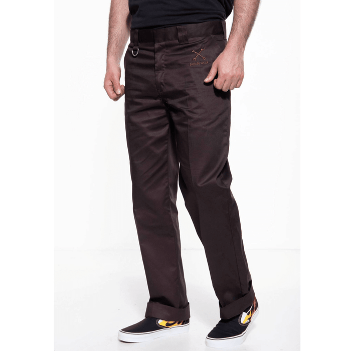 King Kerosin Workwear-Hose braun