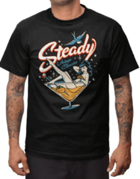 Steady T-Shirt Martini