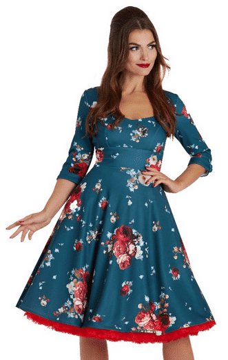 Dolly and Dotty Kleid Debra petrol Rosen