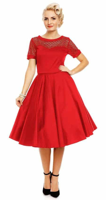 Dolly and Dotty Kleid Tessa rot