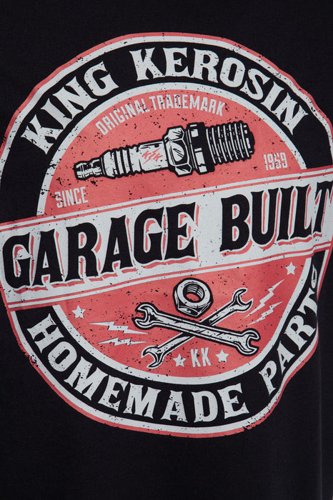 King Kerosin T-Shirt Garage Built