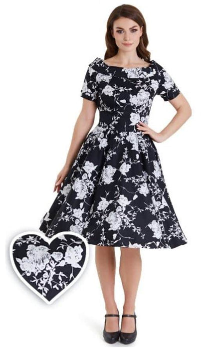 Dolly and Dotty Kleid Darlene monochrome floral