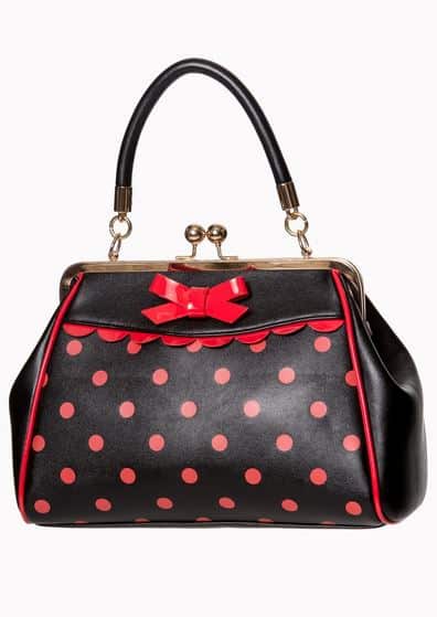 Banned Tasche Crazy Little Thing schwarz-rot