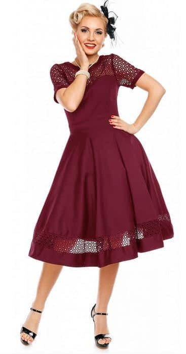 Dolly and Dotty Kleid Tessa bordeaux
