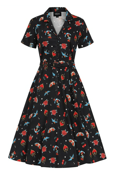 Collectif Kleid Caterina Old School