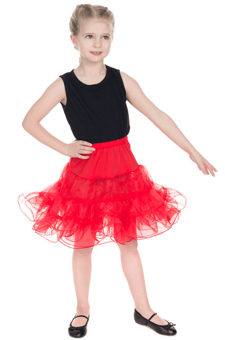 Hearts and Roses Petticoat rot Kids