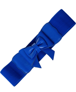 Banned Gürtel mit Masche royalblau