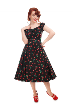 Collectif Kleid Dolores Cherry