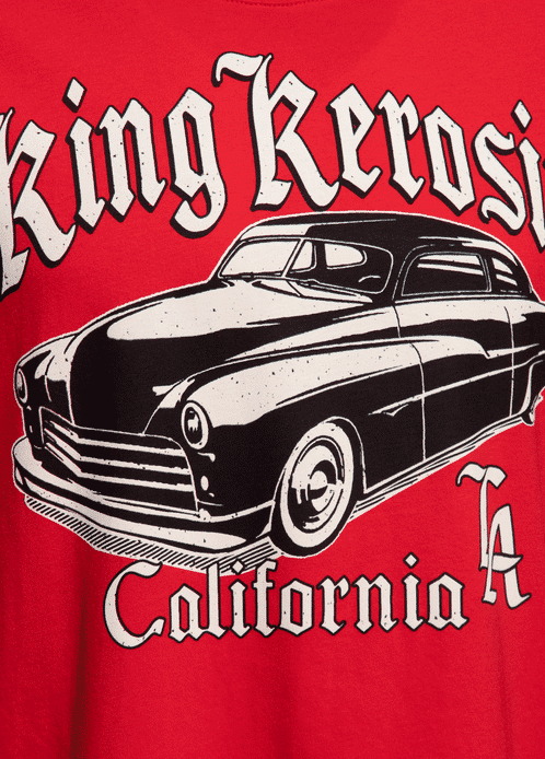 King Kerosin T-Shirt California Greaser rot