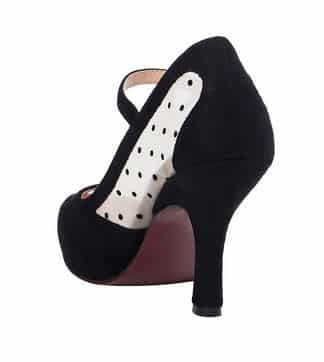 Banned Pumps Elegant Spots schwarz