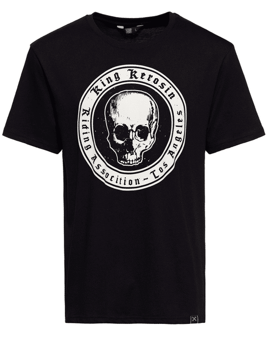 King Kerosin T-Shirt Skull Kerosin Riding Assossiation