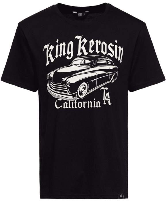King Kerosin T-Shirt California Greaser schwarz