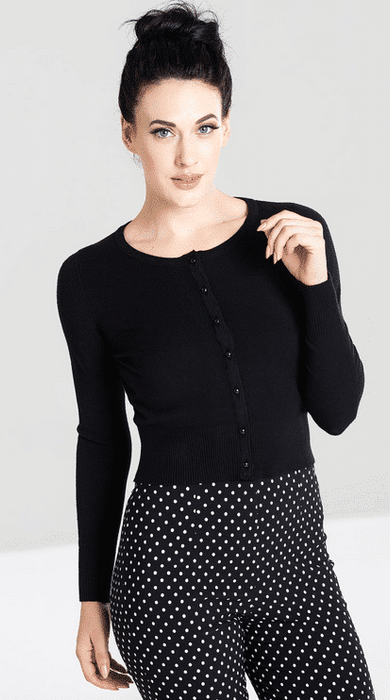 Hell Bunny Cardigan Paloma schwarz
