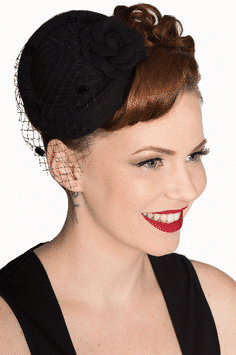 Banned Fascinator Marilyn schwarz
