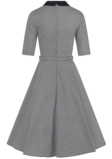 Collectif Kleid Winona Houndstooth