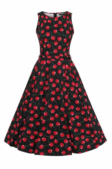 Lady Vintage Kleid Hepburn Retro Cherry