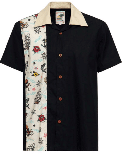 King Kerosin Hemd Panel Sailor