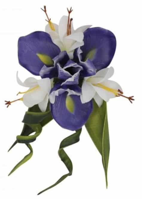 Haarclip / Brosche Collectif Tropical Iris