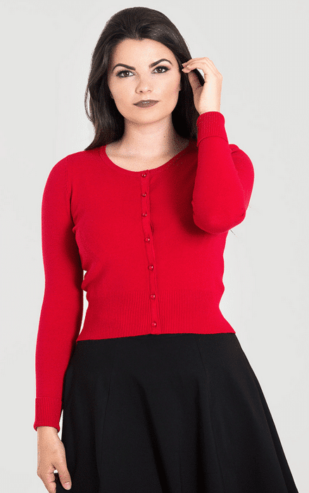 Hell Bunny Cardigan Paloma rot
