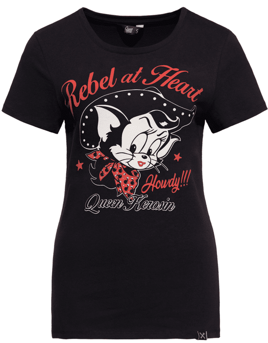 Queen Kerosin Shirt Howdy schwarz