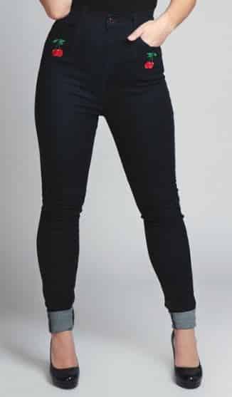 Collectif Hose Becca Cherry