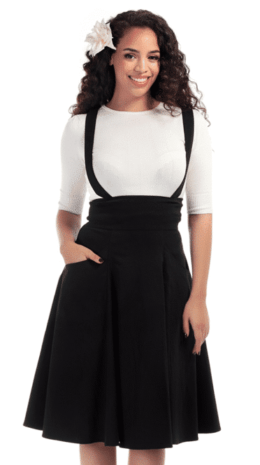Collectif Jupe Alexa schwarz