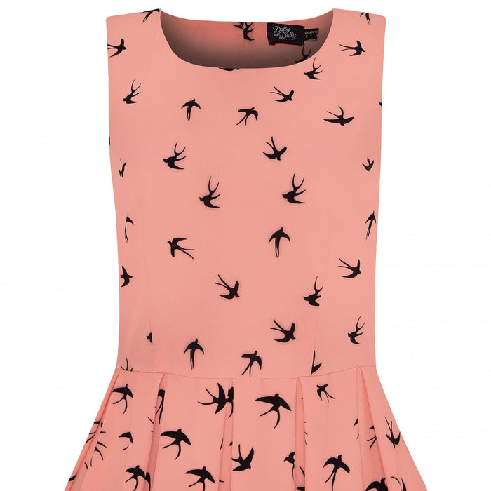 Dolly and Dotty Kleid Annie Raising Birds rosa