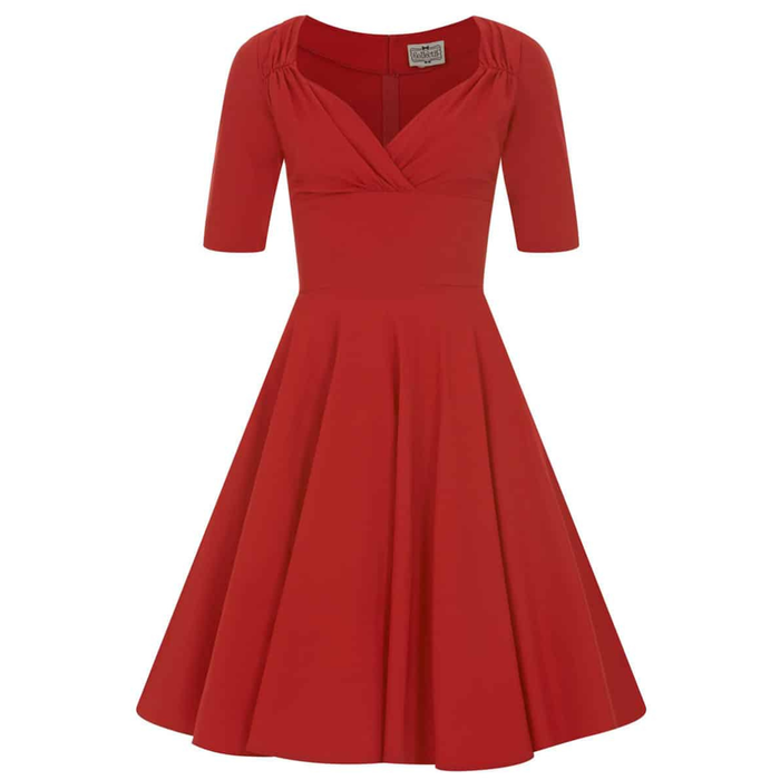 Collectif Kleid Trixie rot