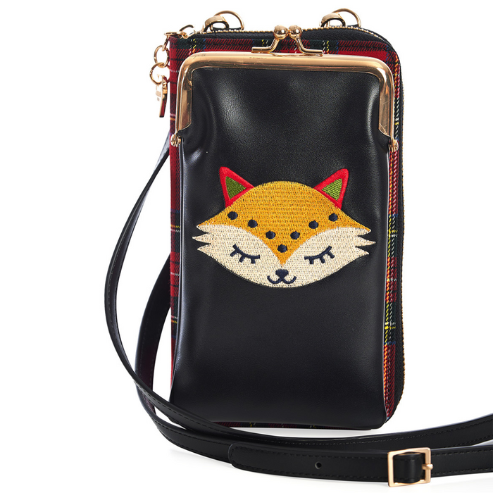 Banned Crossbody-Tasche Scandi Fox schwarz