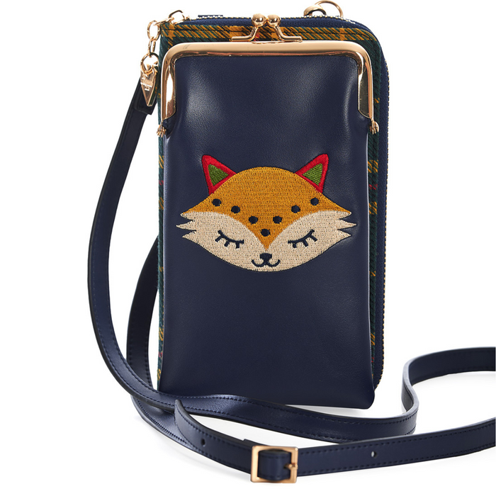 Banned Crossbody-Tasche Scandi Fox navyblau