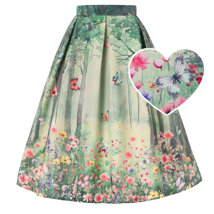 Dolly and Dotty Jupe Aisley Butterfly Forest