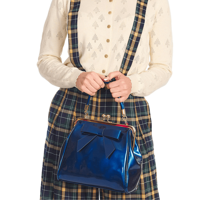 Banned Tasche American Vintage Metallic Blue