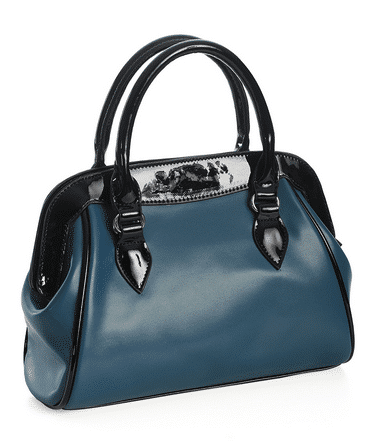 Banned Tasche Back To Business petrol-schwarz
