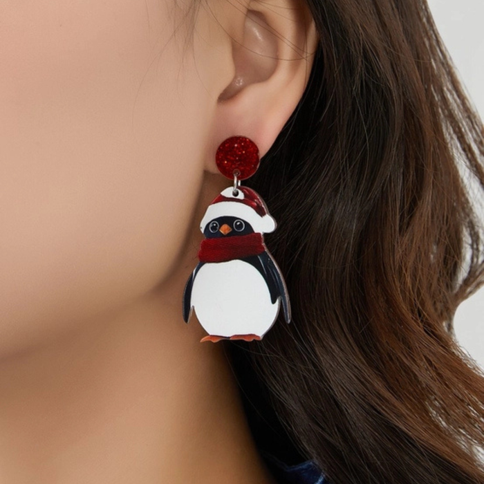 Ohrringe Pinguin