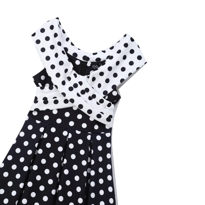Dolly and Dotty Kleid Beverly schwarz-weiss