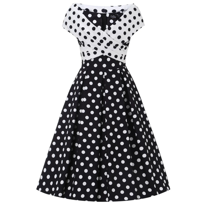 Dolly and Dotty Kleid Beverly schwarz-weiss