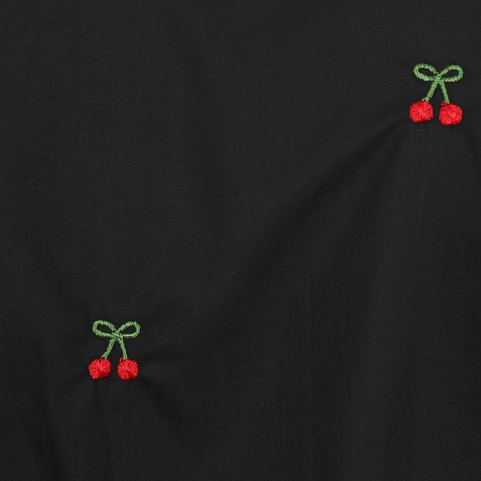 Banned Bluse Cherry Vibes schwarz