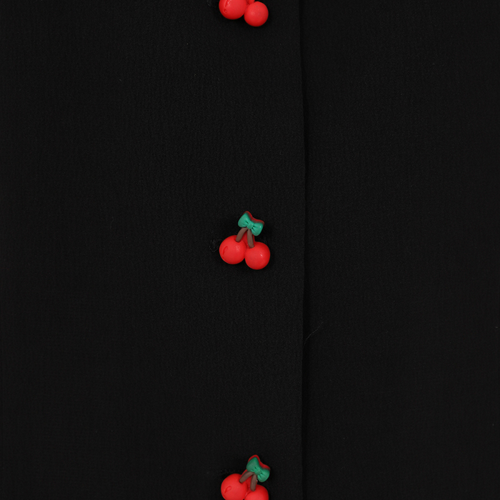 Banned Bluse Sally Cherry schwarz