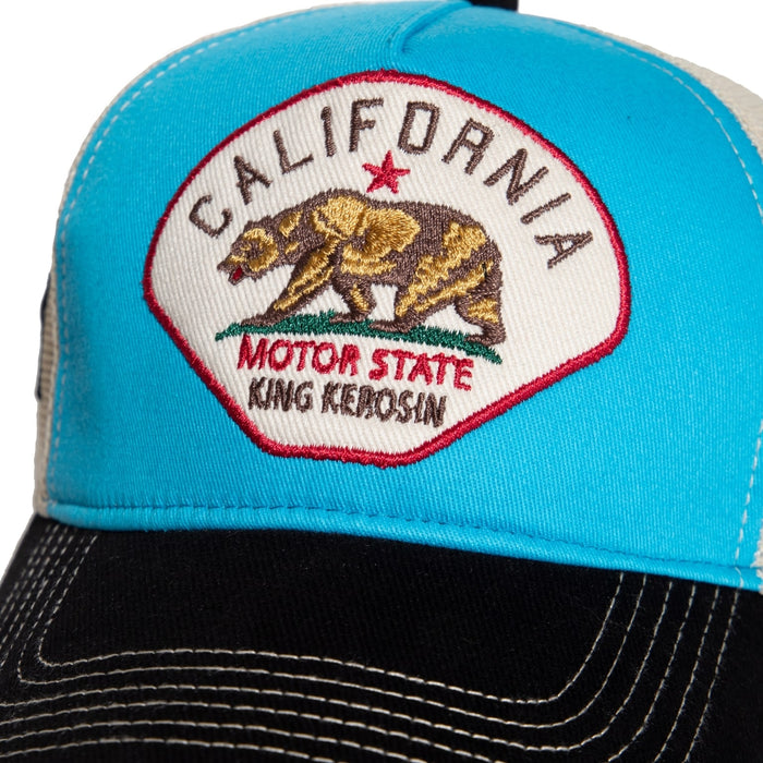 King Kerosin Cap California Blue