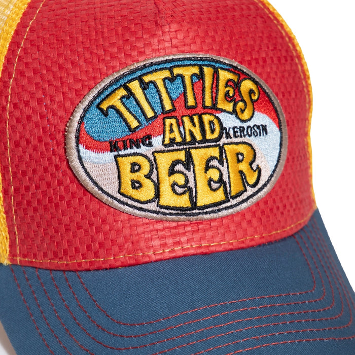 King Kerosin Cap Titties and Beer rot-blau