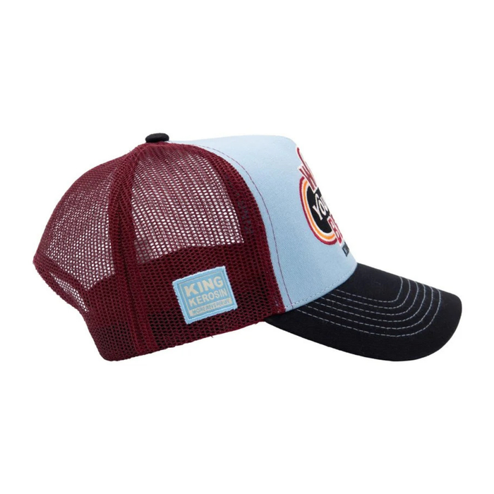 King Kerosin Cap Wish You Were Beer Blau-Bordeaux