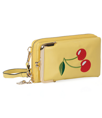 Banned Crossbody-Tasche Cherry Pie gelb