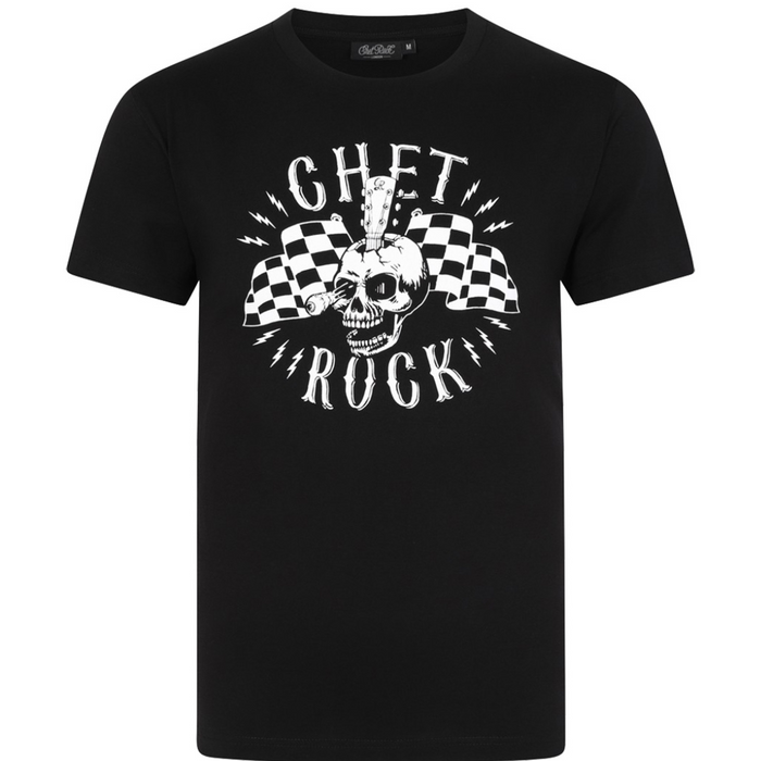 Chet Rock T-Shirt Guitar Head
