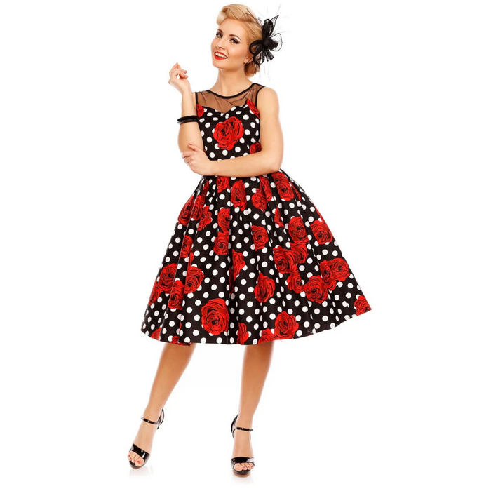 Dolly and Dotty Kleid Elizabeth Dots and Roses
