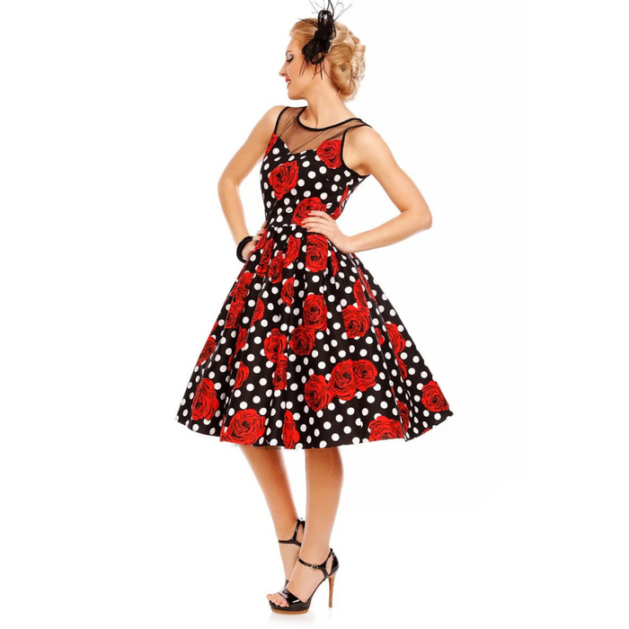 Dolly and Dotty Kleid Elizabeth Dots and Roses
